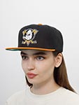 Бейсболка MITCHELL NESS арт. HHSS5367-ADUYYPPPBKOR Anaheim Ducks NHL (черный / оранжевый)